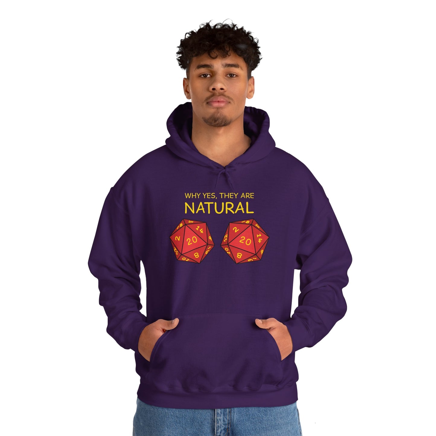 Why Yes, They Are Natural - Unisex Heavy Blend™ Hooded Sweatshirt