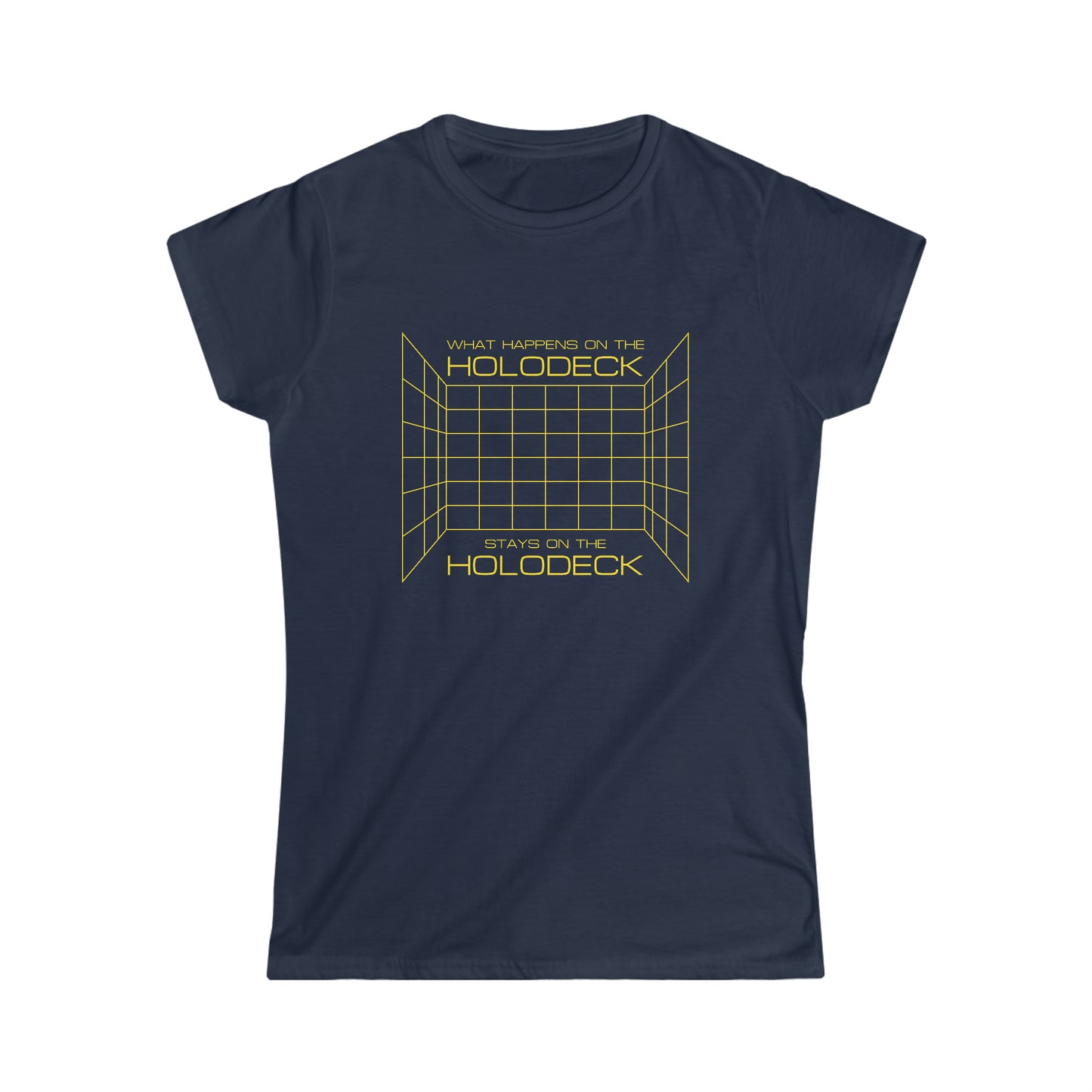 What Happens on the Holodeck Stays on the Holodeck - Women's Softstyle Tee