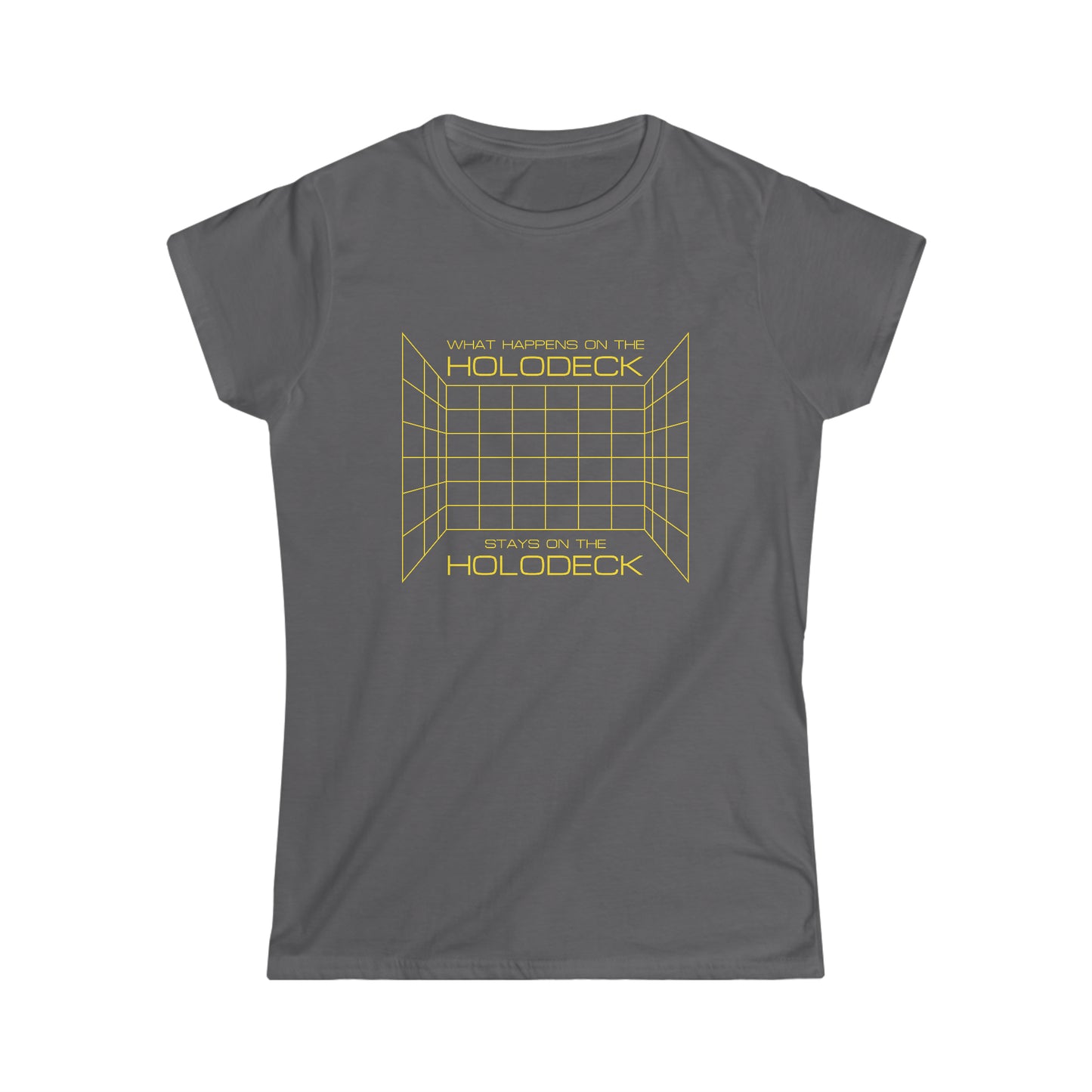 What Happens on the Holodeck Stays on the Holodeck - Women's Softstyle Tee