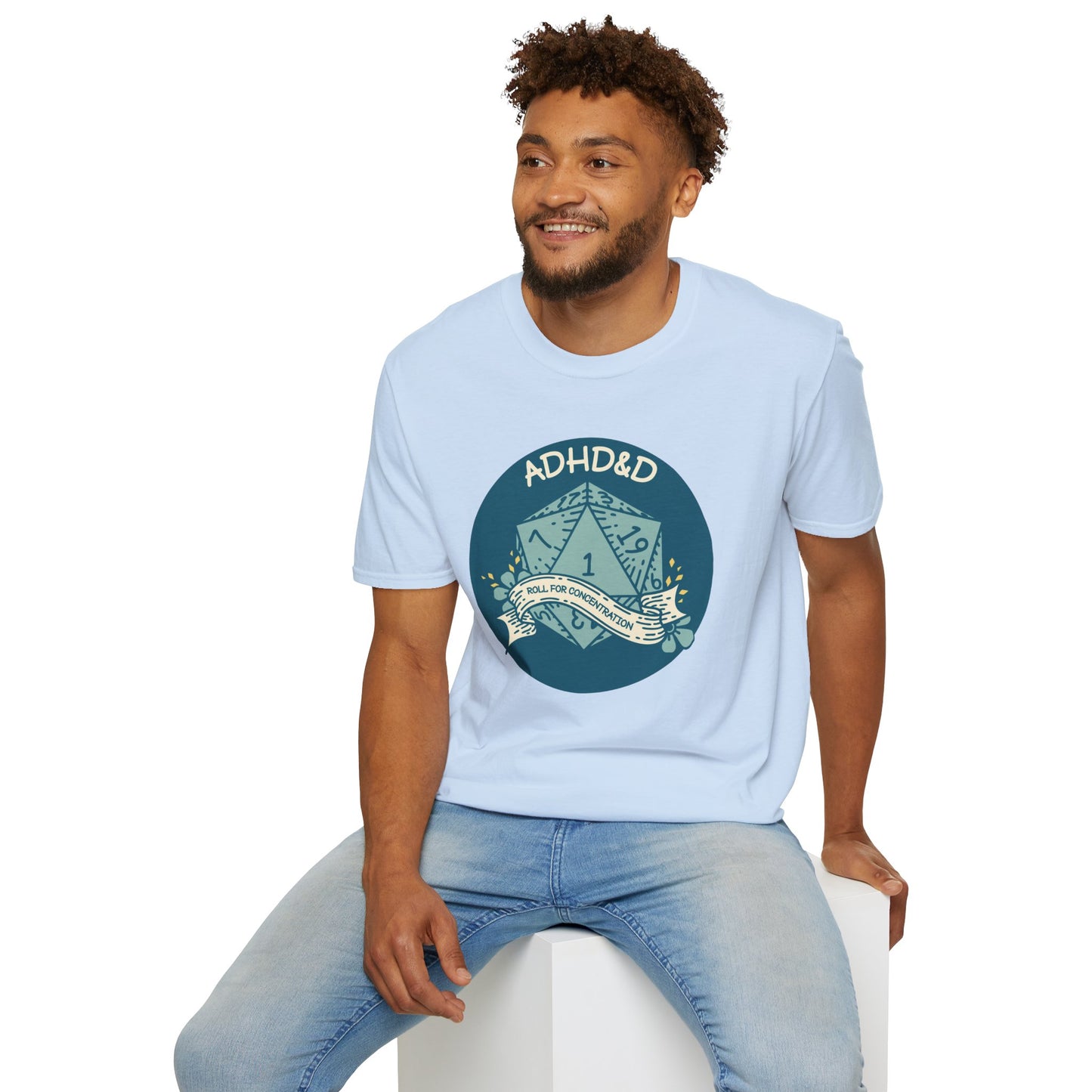 ADHD&D - Unisex Softstyle T-Shirt