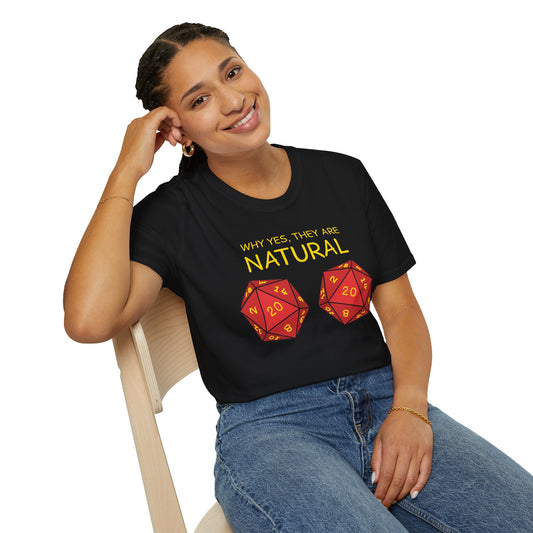 Why Yes, They Are Natural - Unisex Softstyle T-Shirt
