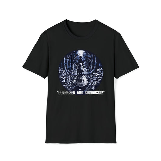 Curiouser and Curiouser! - Part of the Wonderland Series - Unisex Softstyle T-Shirt