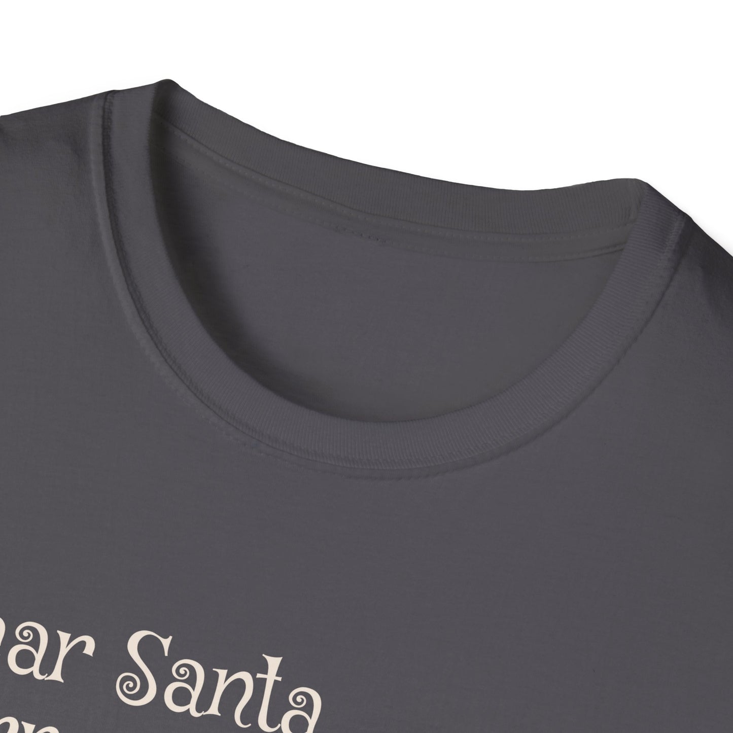 Dear Santa, Sorry For All the F-Bombs. It's Been a Tough Year - Unisex Softstyle T-Shirt