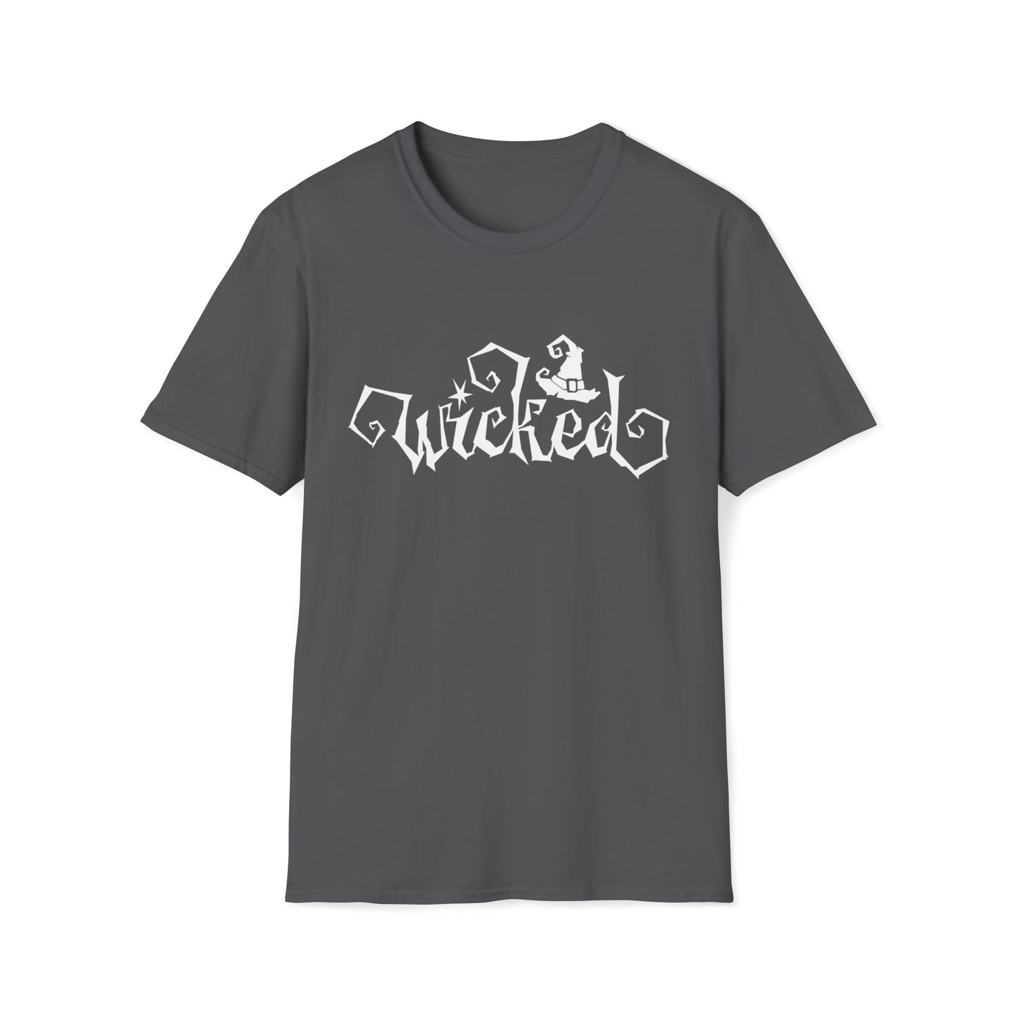 Wicked - White Text - Unisex Softstyle T-Shirt