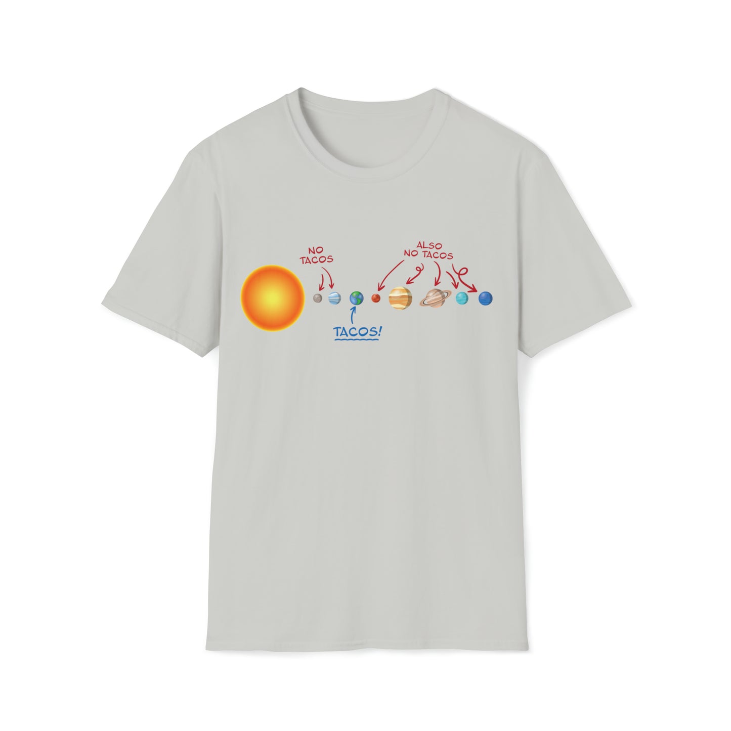 No Tacos, Also No Tacos, TACOS! - Unisex Softstyle T-Shirt