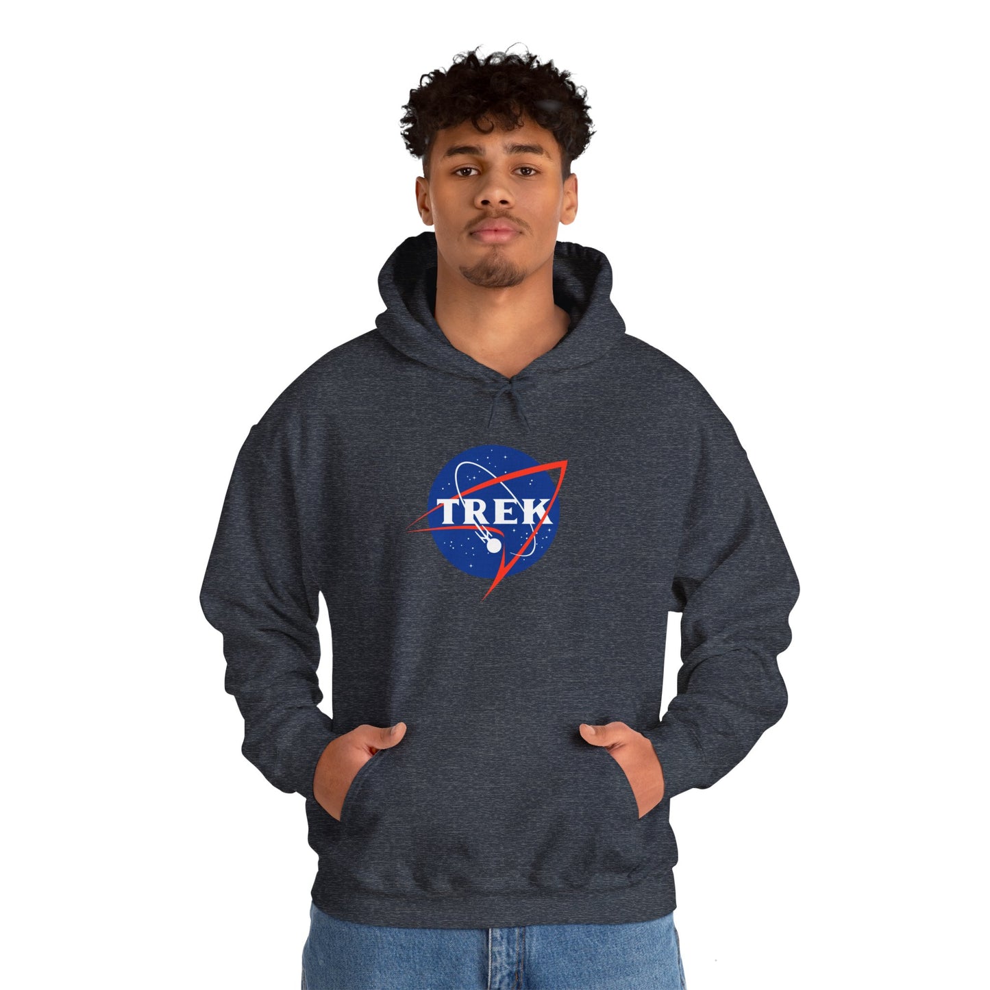 NASA / TREK Mash-Up - Unisex Heavy Blend™ Hooded Sweatshirt