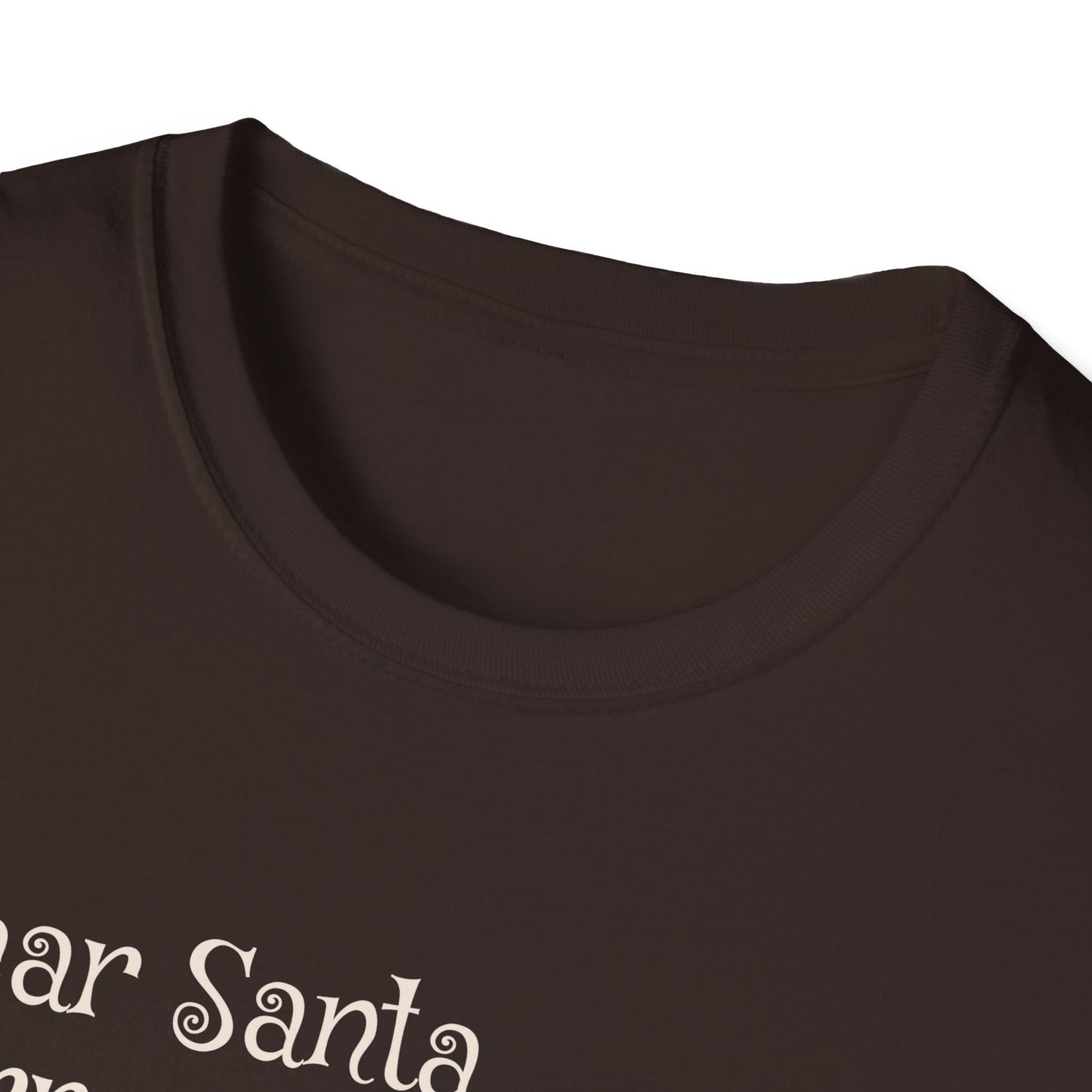 Dear Santa, Sorry For All the F-Bombs. It's Been a Tough Year - Unisex Softstyle T-Shirt