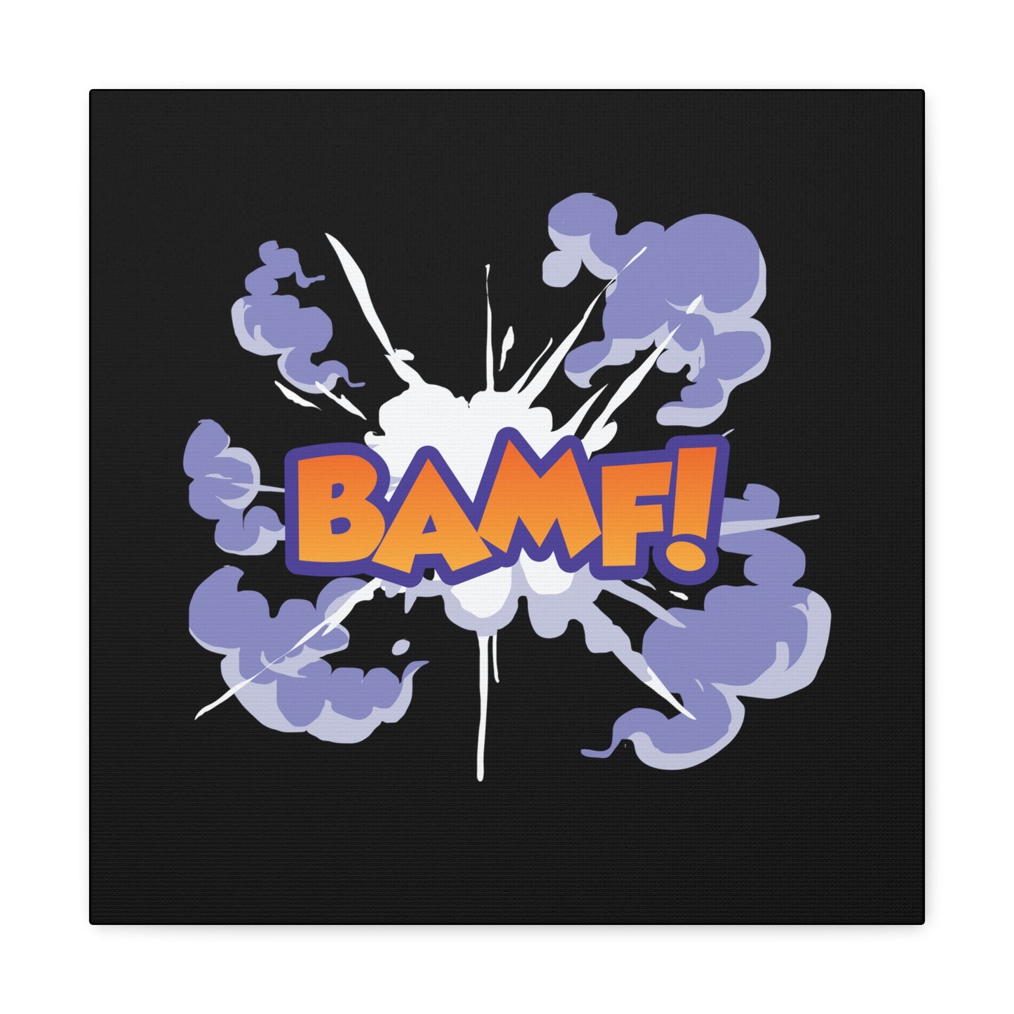 BAMF! - Inspired by Nightcrawler of the X-Men - Canvas Gallery Wraps
