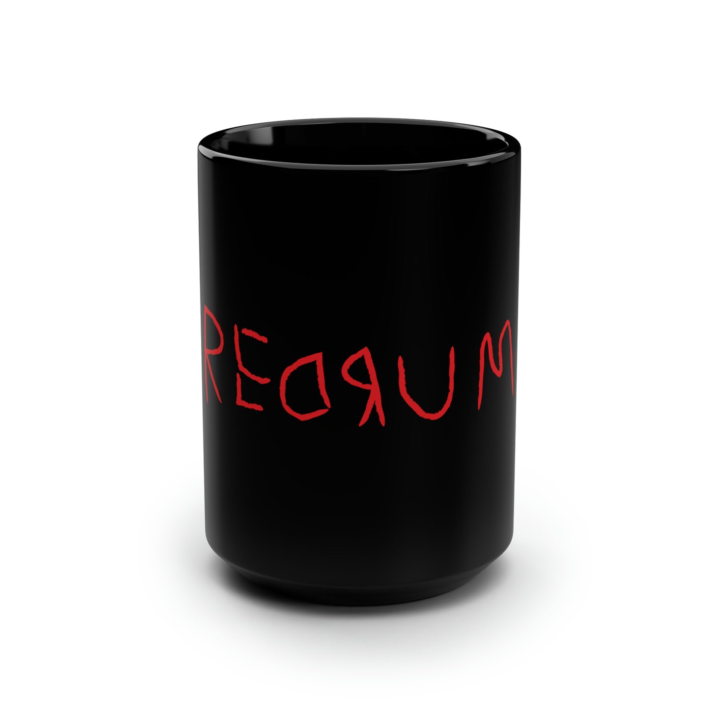 Redrum - Inspired by The Shining - Black Mug, 15oz