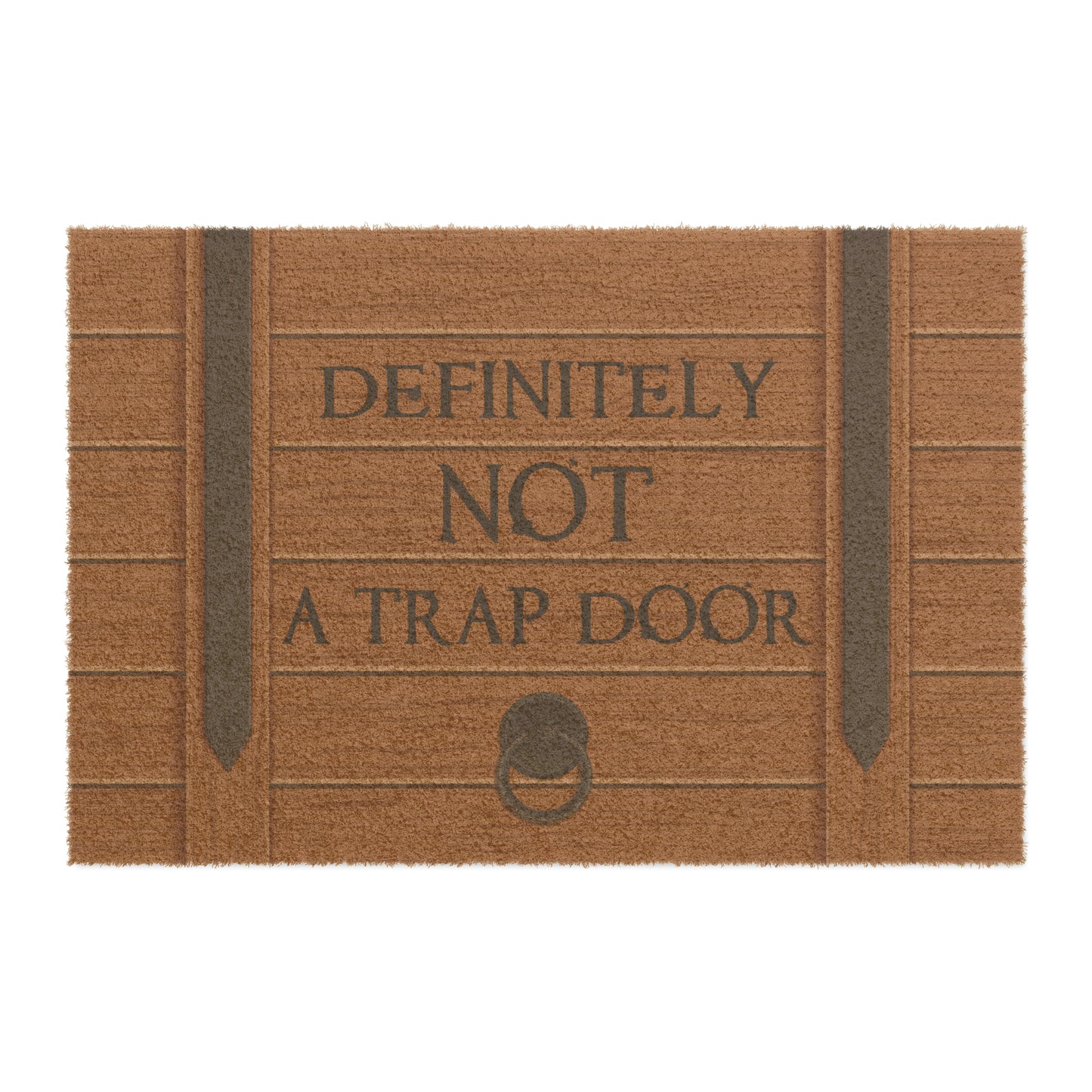 Definitely NOT a Trap Door - Doormat
