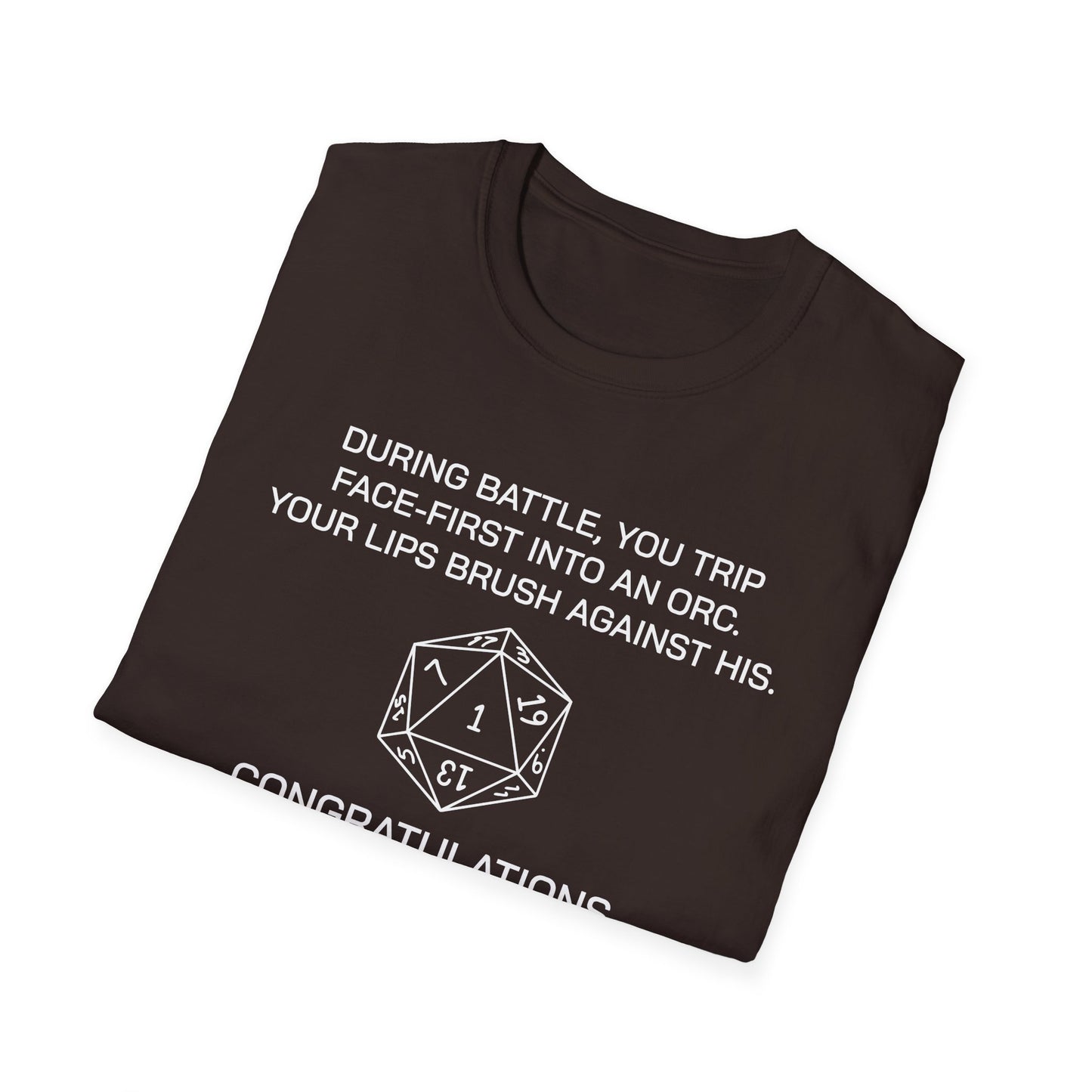Critical Failure - Three Half-Orc Kids - Unisex Softstyle T-Shirt