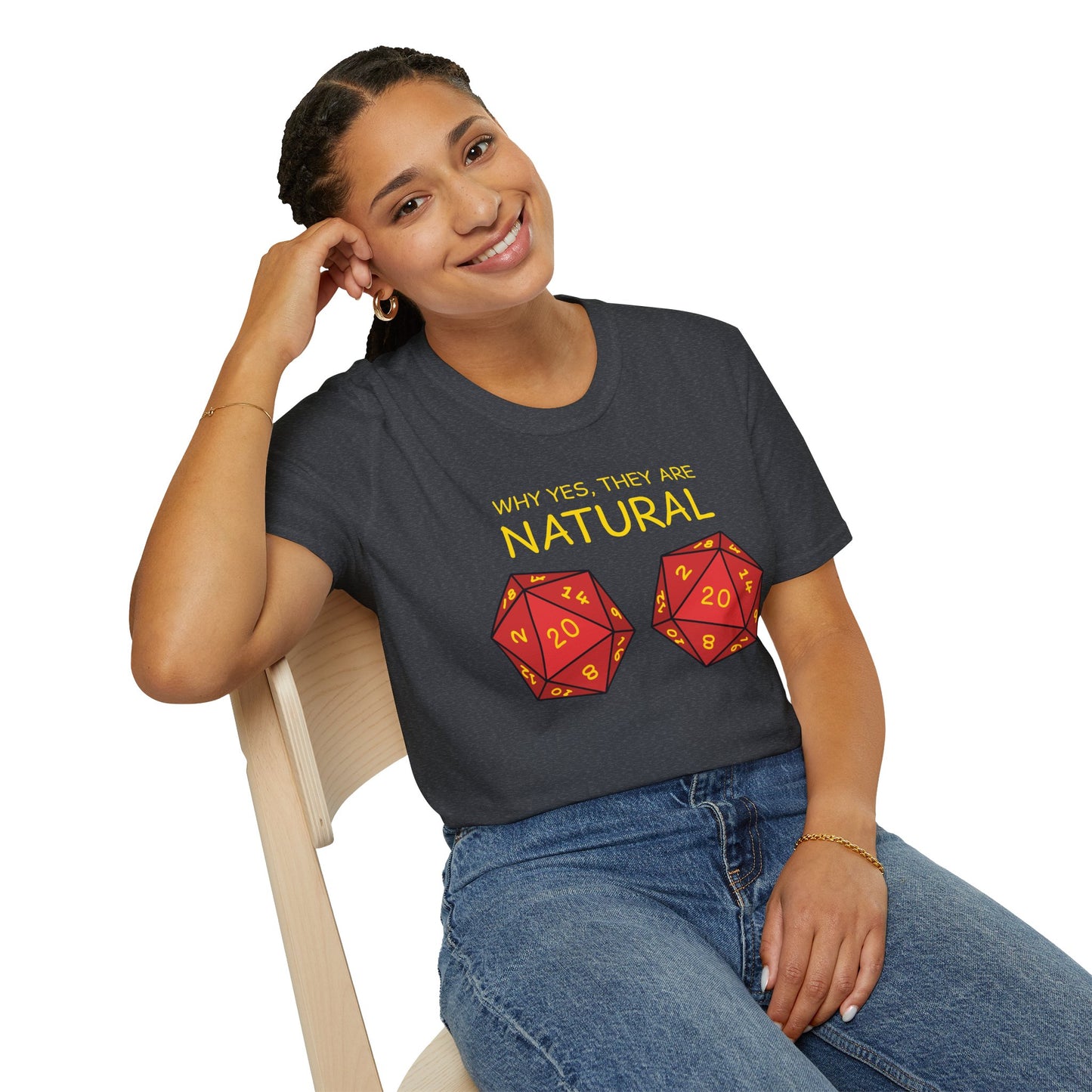 Why Yes, They Are Natural - Unisex Softstyle T-Shirt