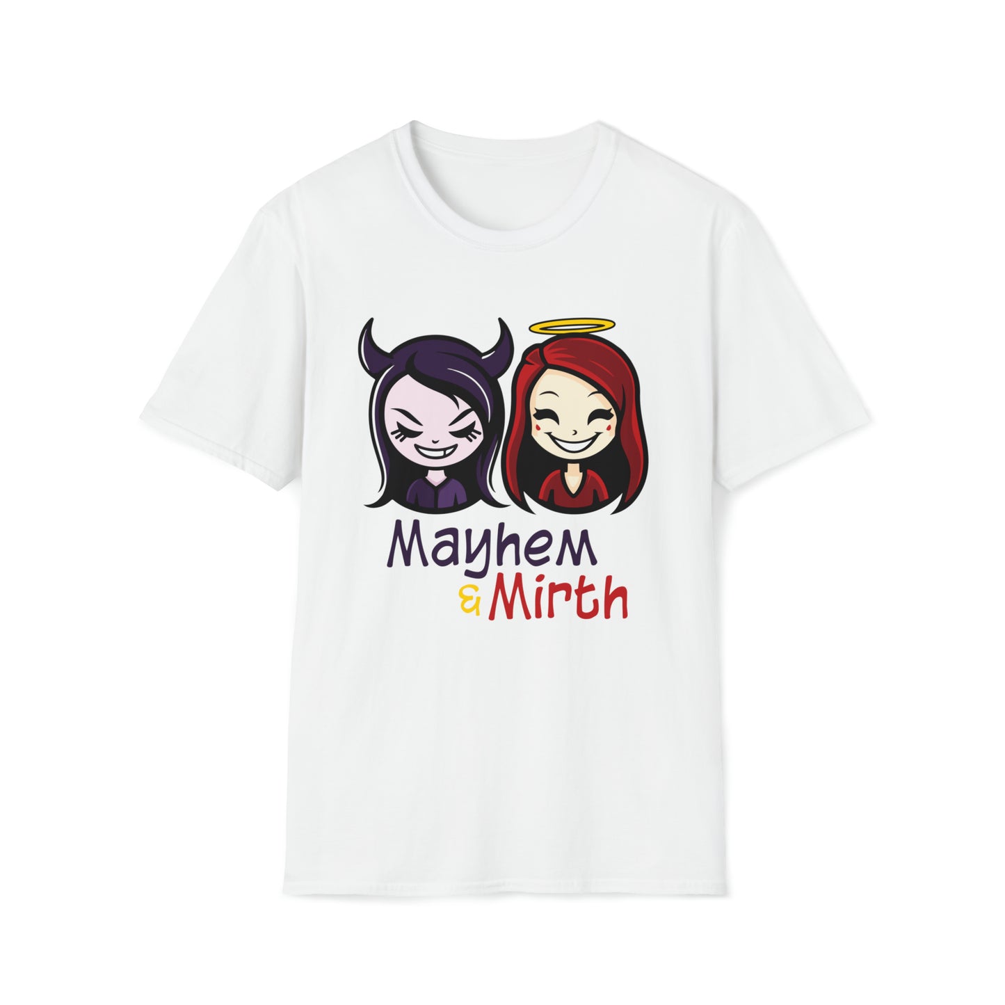 Mayhem & Mirth - Our very own logo! - Unisex Softstyle T-Shirt