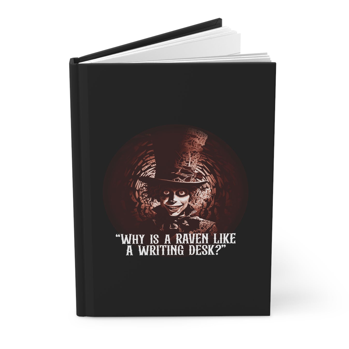 Why Is a Raven Like a Writing Desk? - Part of the Wonderland Series - Hardcover Journal Matte