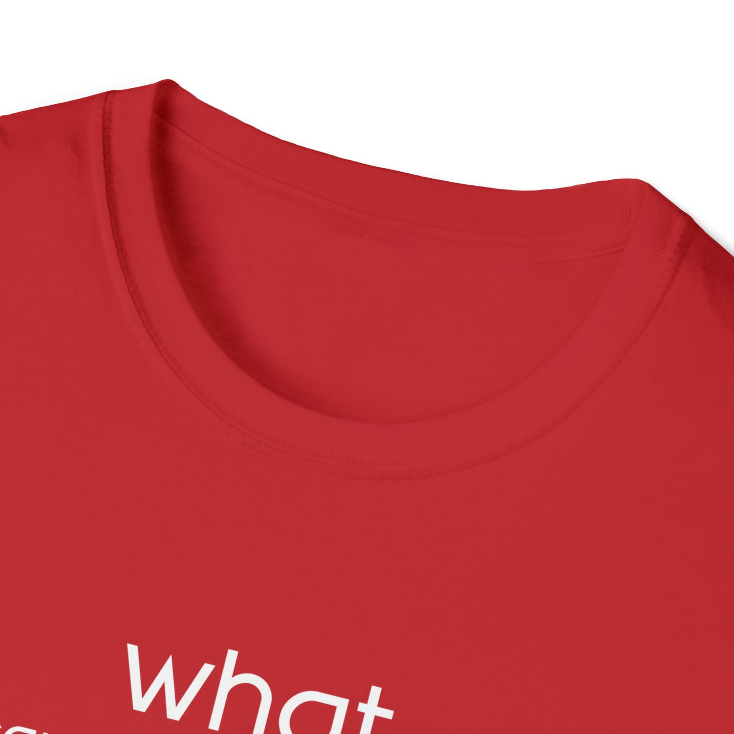 What (and I Cannot Stress This Enough) The F&@$ - Unisex Softstyle T-Shirt