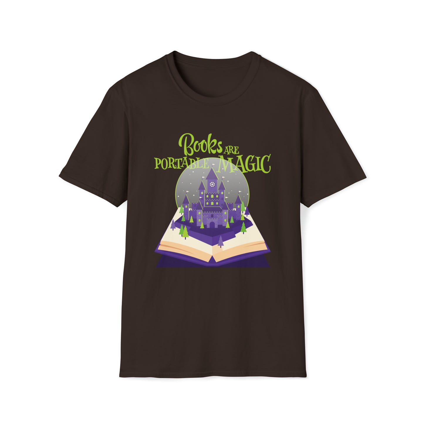 Books are Portable Magic - Unisex Softstyle T-Shirt