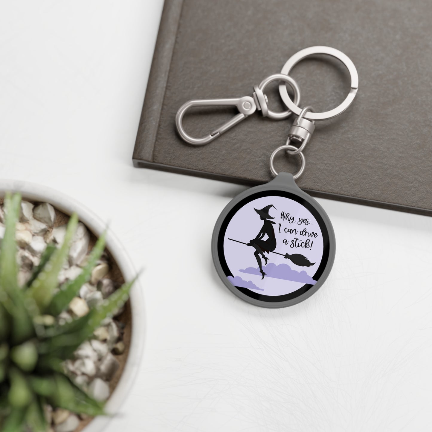 Why, Yes... I Can Drive a Stick! - Keyring Tag