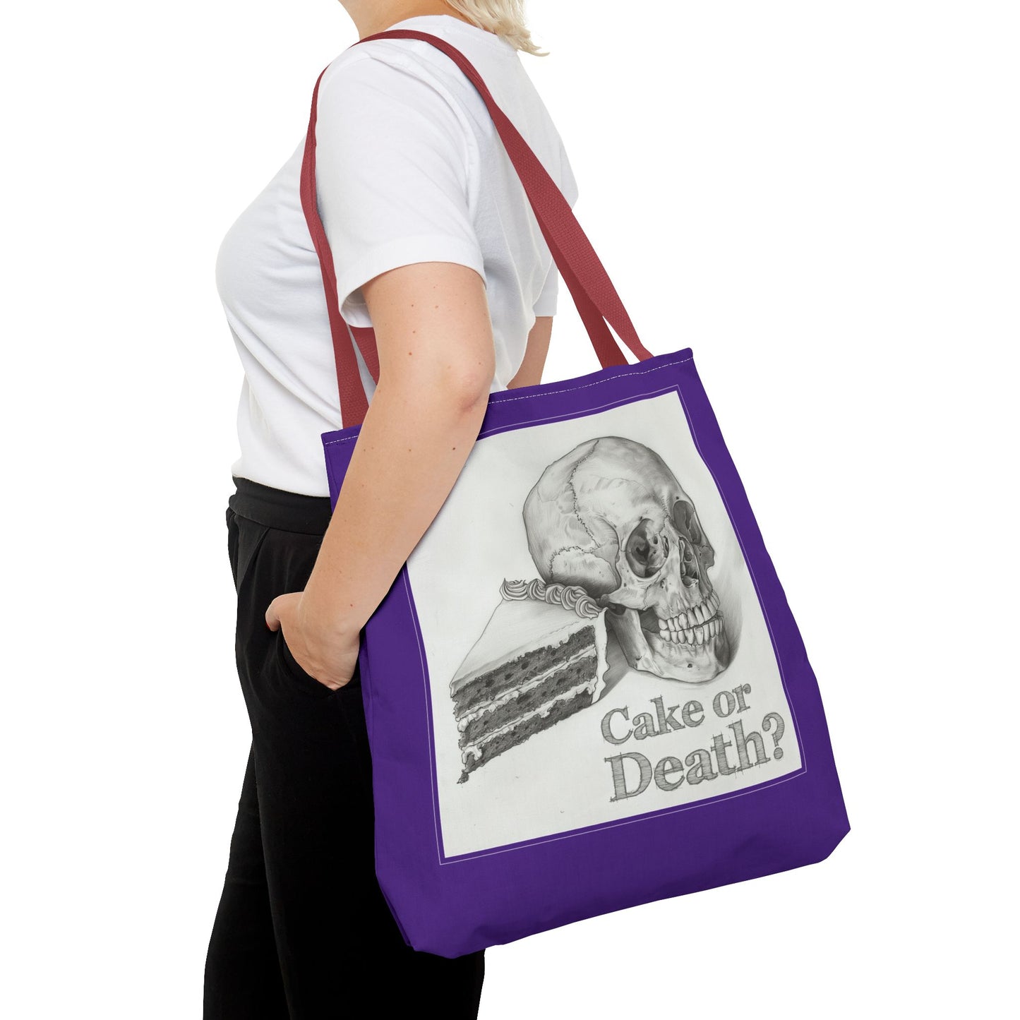 Cake or Death? - Tote Bag (AOP)