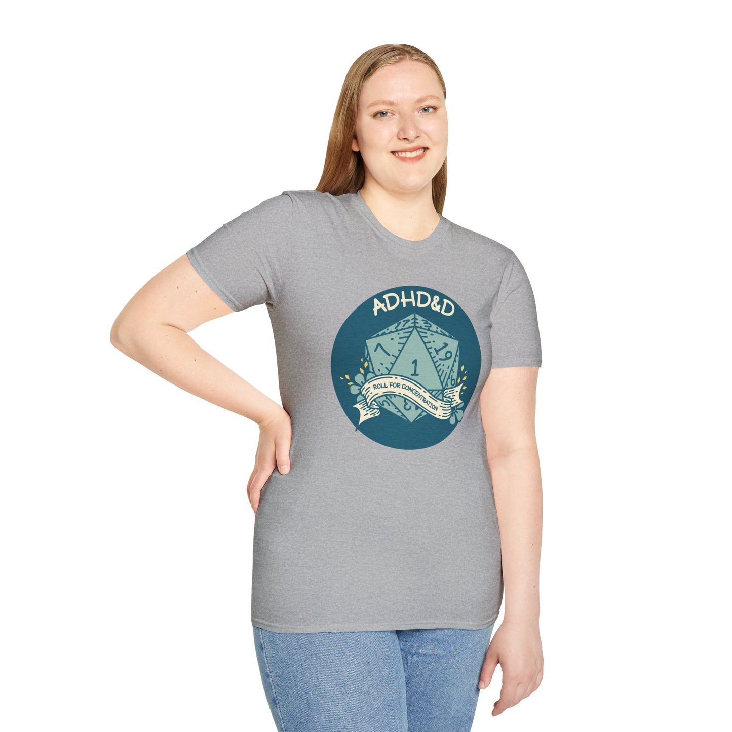 ADHD&D - Unisex Softstyle T-Shirt