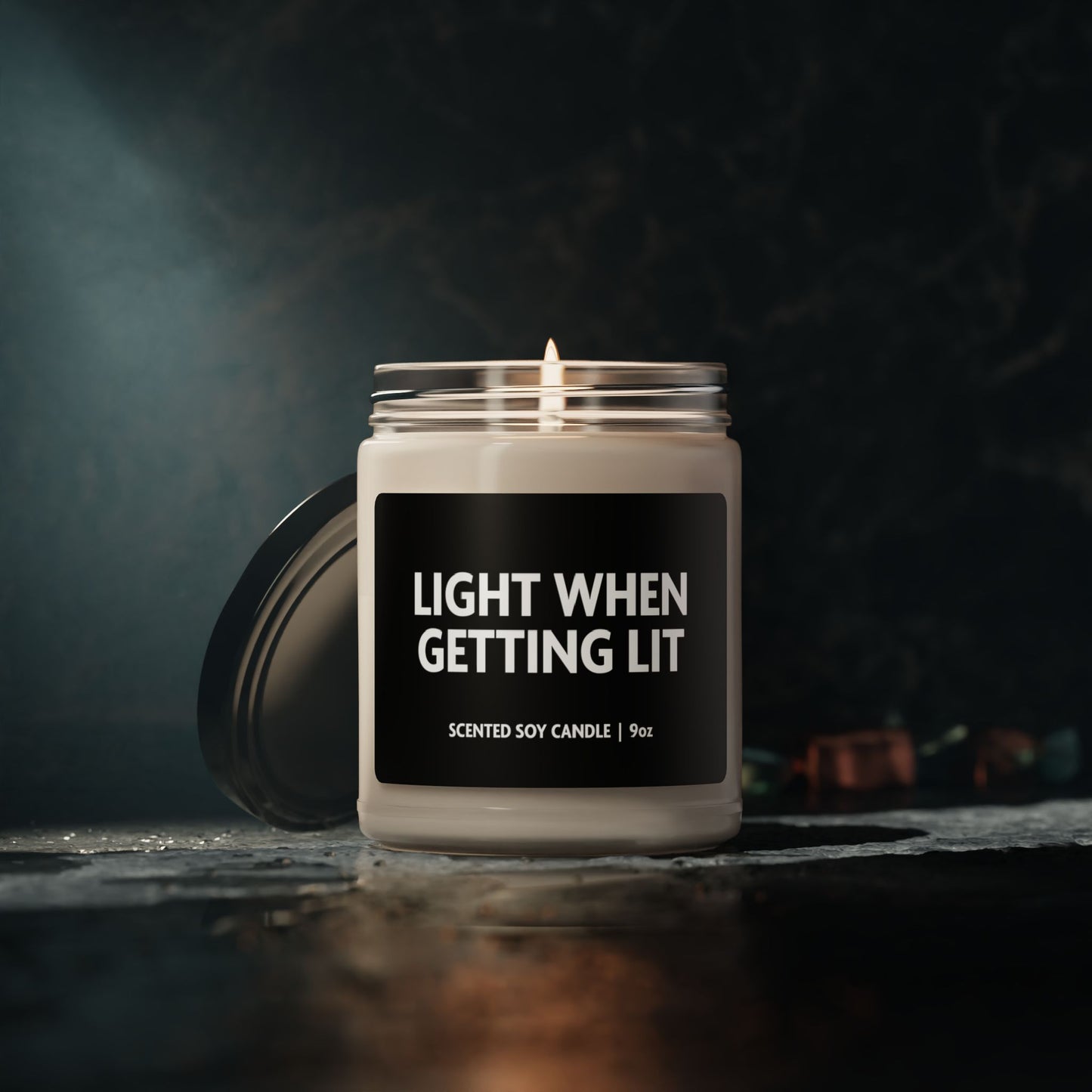Light When Getting Lit - Scented Soy Candle, 9oz
