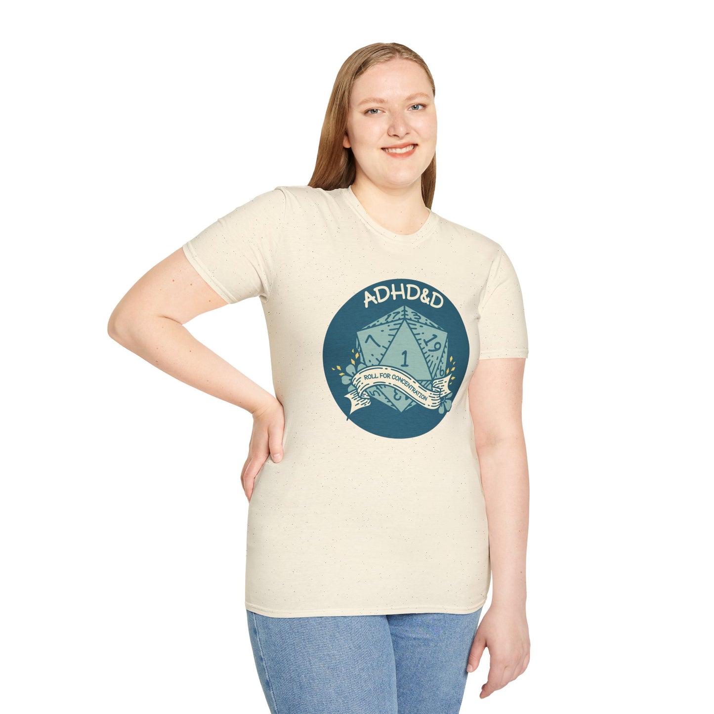 ADHD&D - Unisex Softstyle T-Shirt