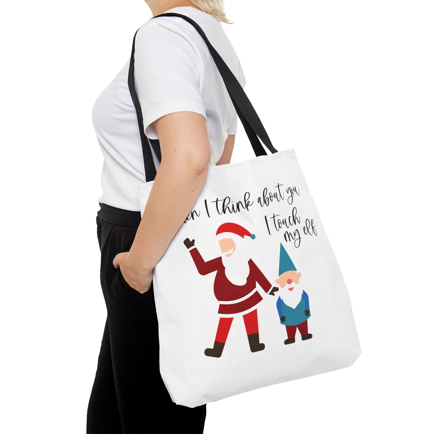 When I Think About You I Touch My Elf - Tote Bag (AOP)