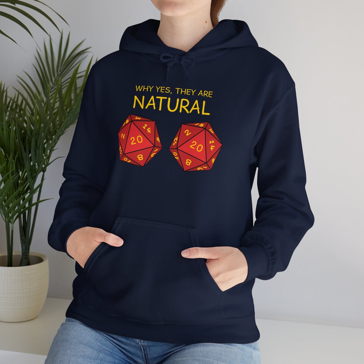 Why Yes, They Are Natural - Unisex Heavy Blend™ Hooded Sweatshirt