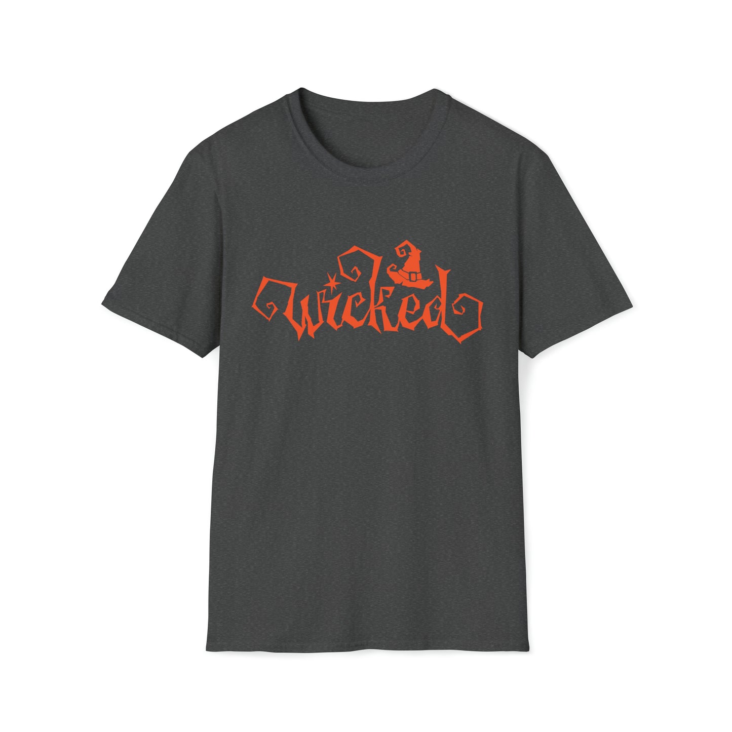 Wicked - Orange Text - Unisex Softstyle T-Shirt
