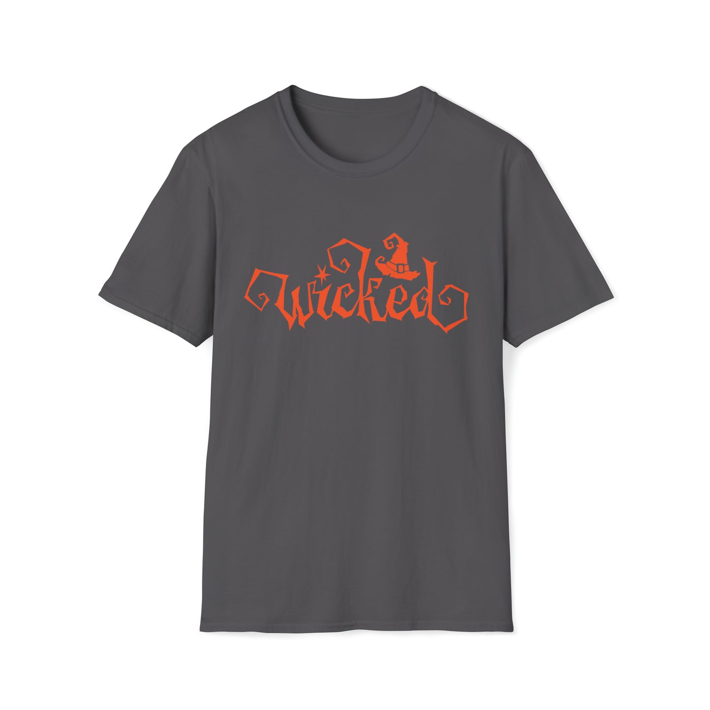 Wicked - Orange Text - Unisex Softstyle T-Shirt