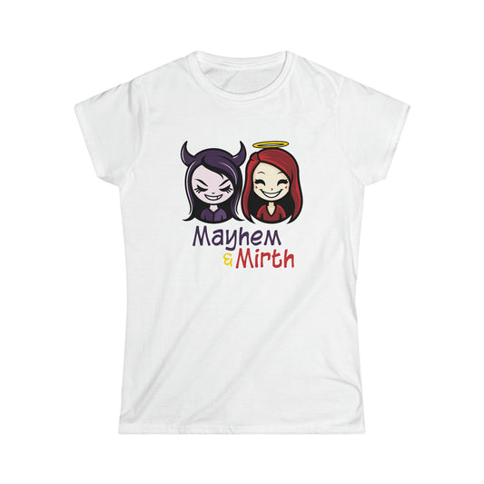 Mayhem & Mirth - Our very own logo! - Women's Softstyle Tee