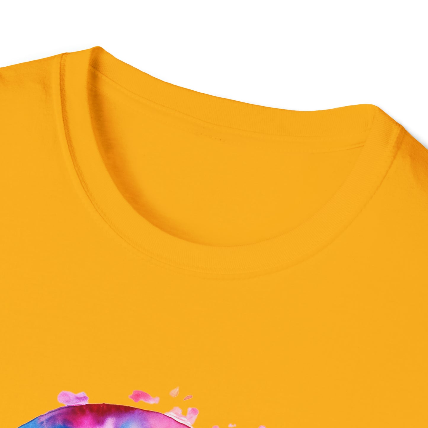 Watercolor Peace Sign - Unisex Softstyle T-Shirt