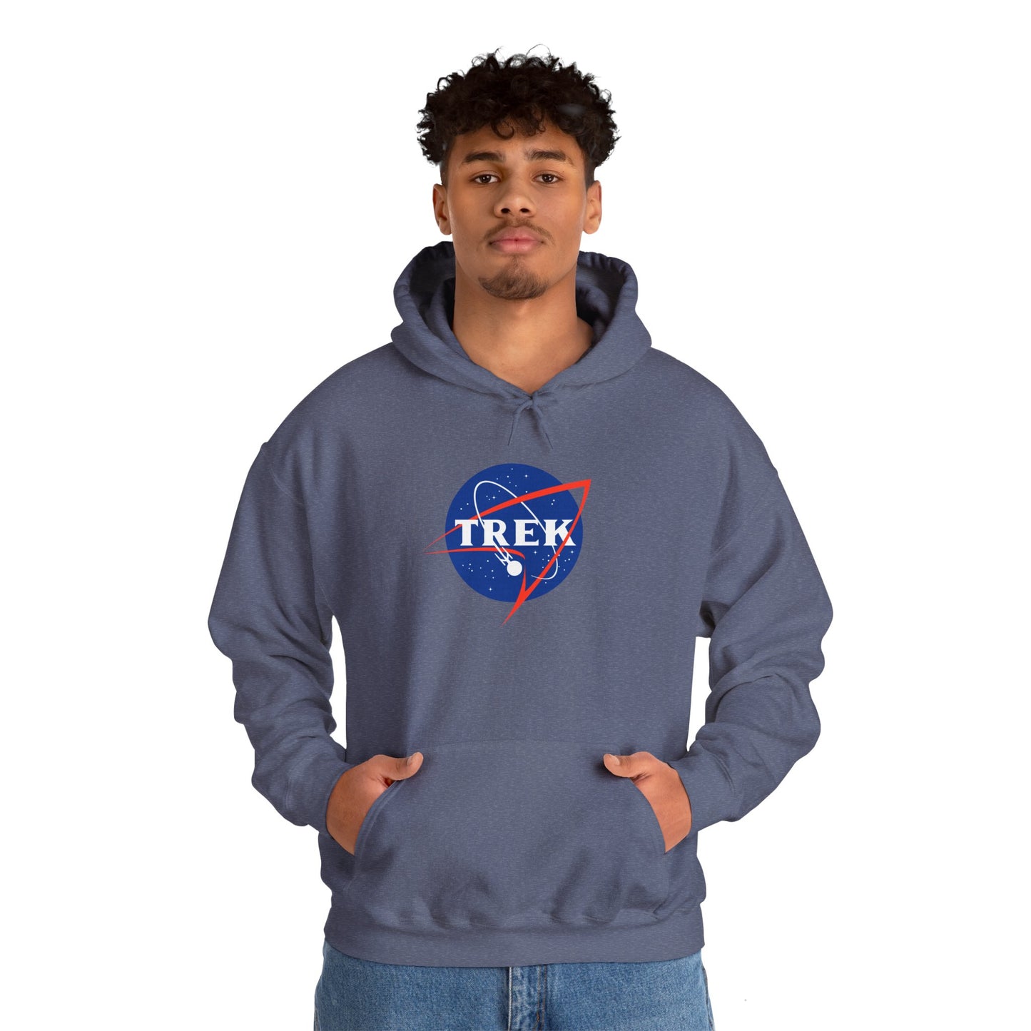 NASA / TREK Mash-Up - Unisex Heavy Blend™ Hooded Sweatshirt