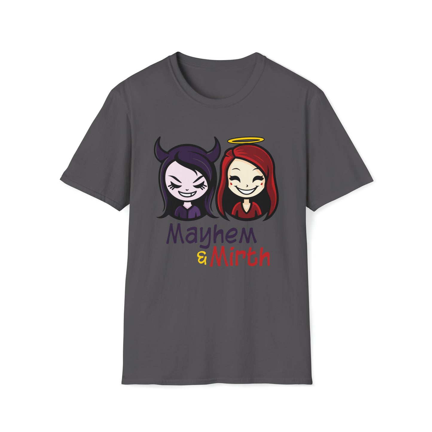 Mayhem & Mirth - Our very own logo! - Unisex Softstyle T-Shirt