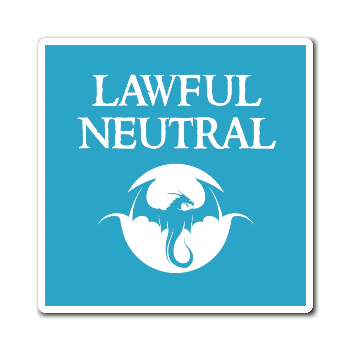Lawful Neutral - Inspired by DnD - Magnets (3 sizes available)