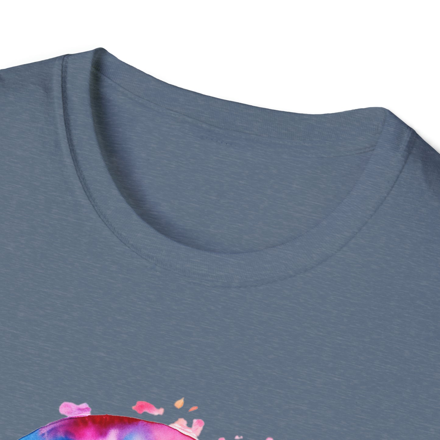 Watercolor Peace Sign - Unisex Softstyle T-Shirt