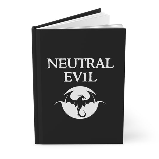 Neutral Evil - Inspired by DnD - Hardcover Journal Matte