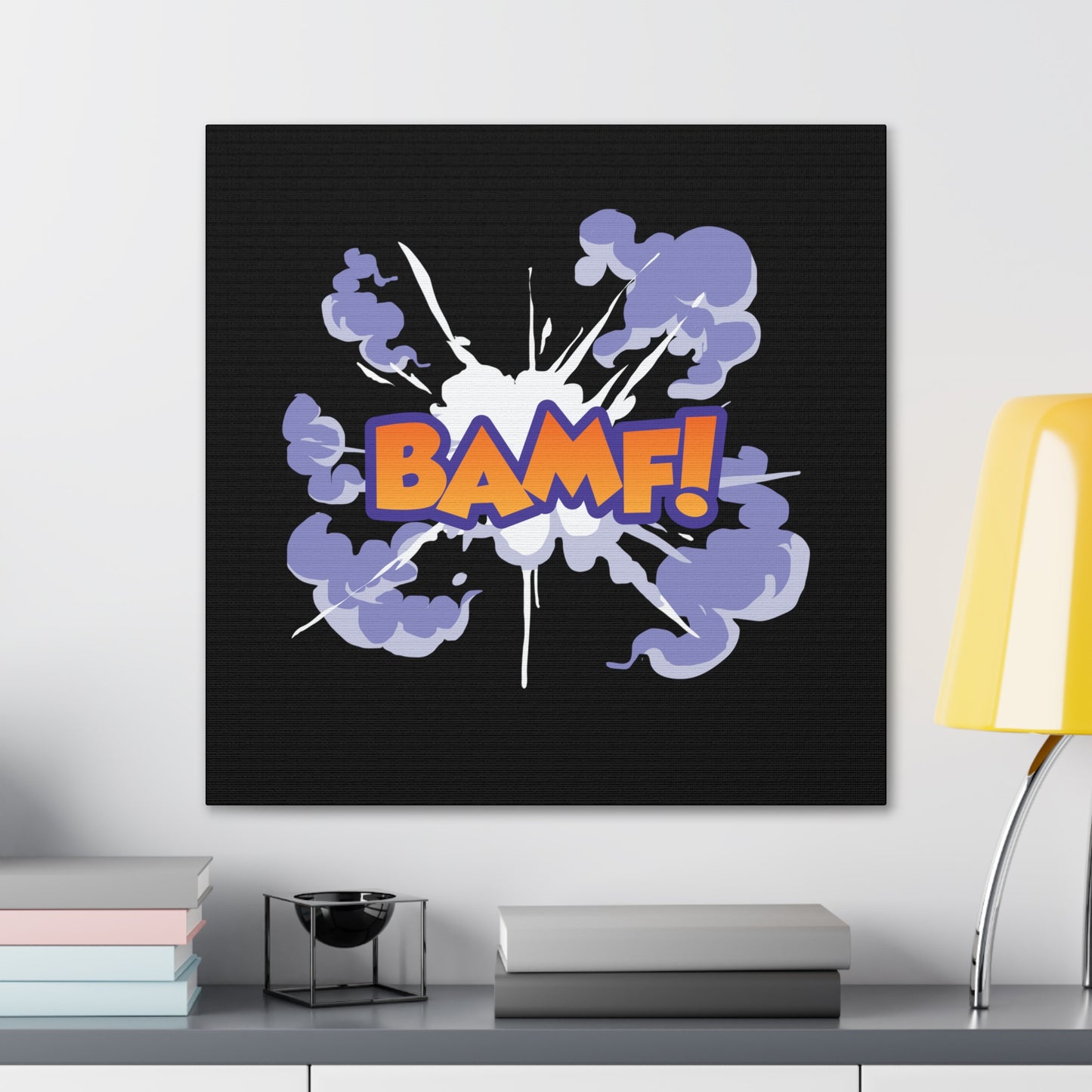 BAMF! - Inspired by Nightcrawler of the X-Men - Canvas Gallery Wraps