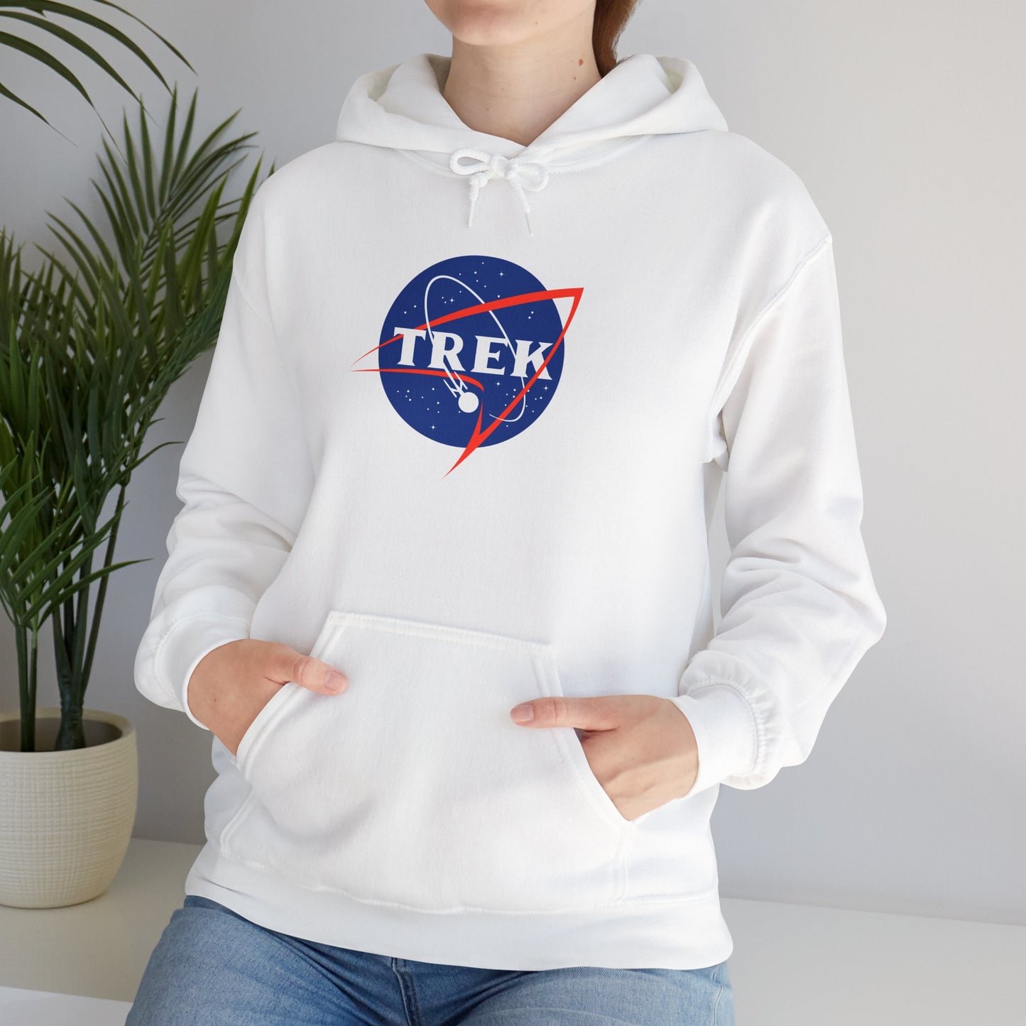 NASA / TREK Mash-Up - Unisex Heavy Blend™ Hooded Sweatshirt