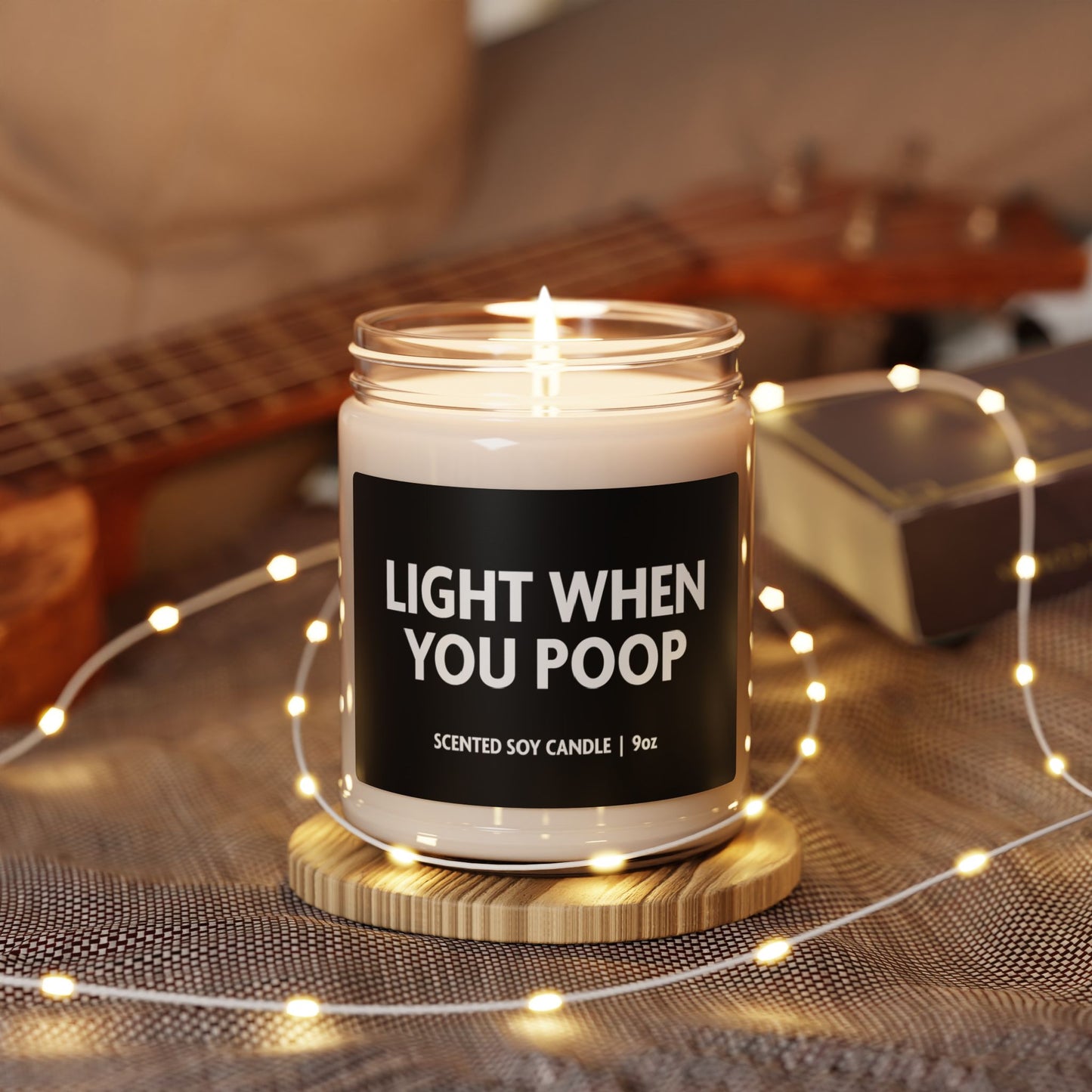 Light When You Poop - Scented Soy Candle, 9oz