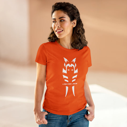 Ahsoka - I Am No Jedi - Orange Women's Midweight Cotton Tee