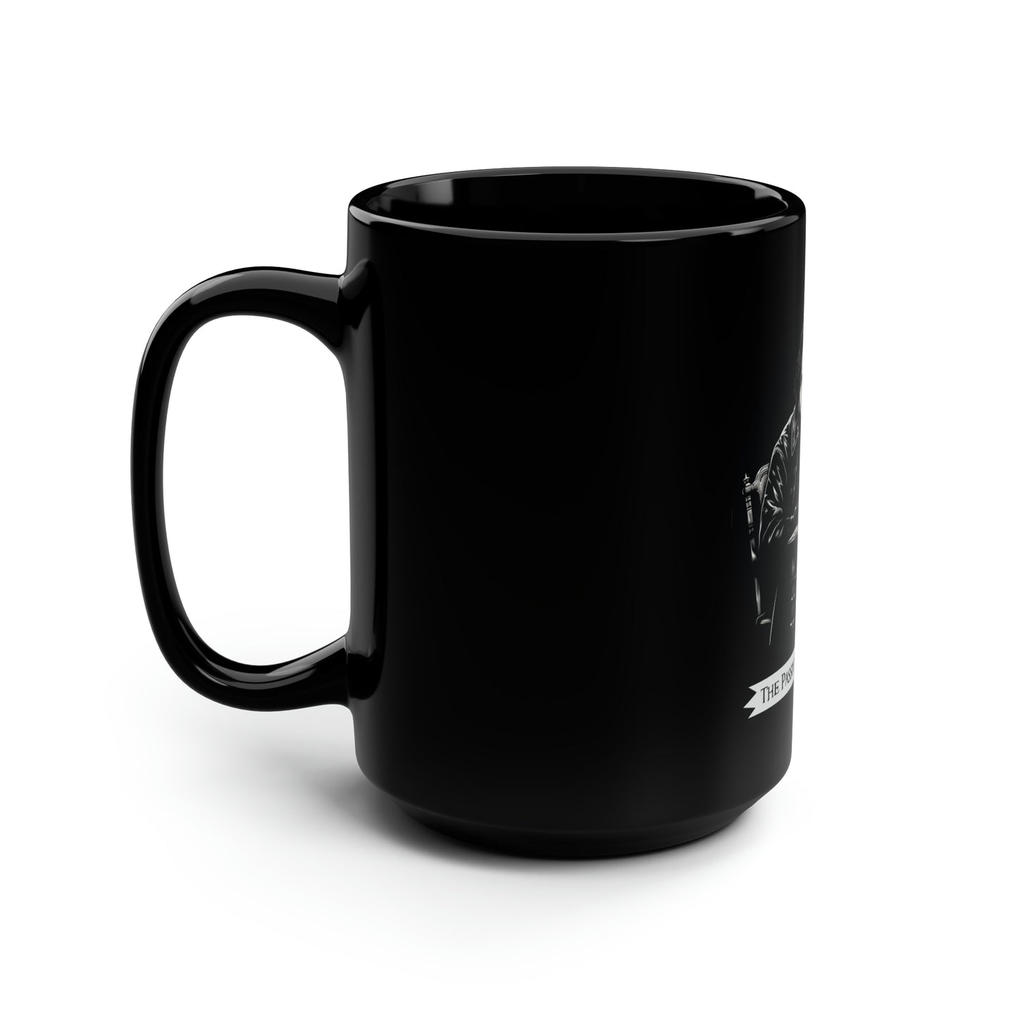 Nevermind - The Passive-Agressive Raven - Black Mug, 15oz