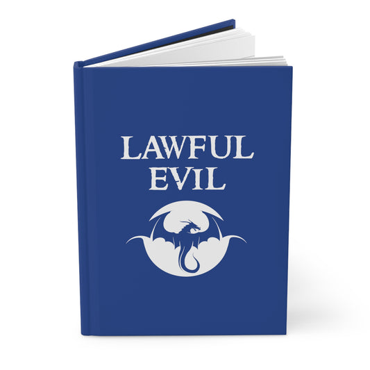 Lawful Evil - Inspired by DnD - Hardcover Journal Matte