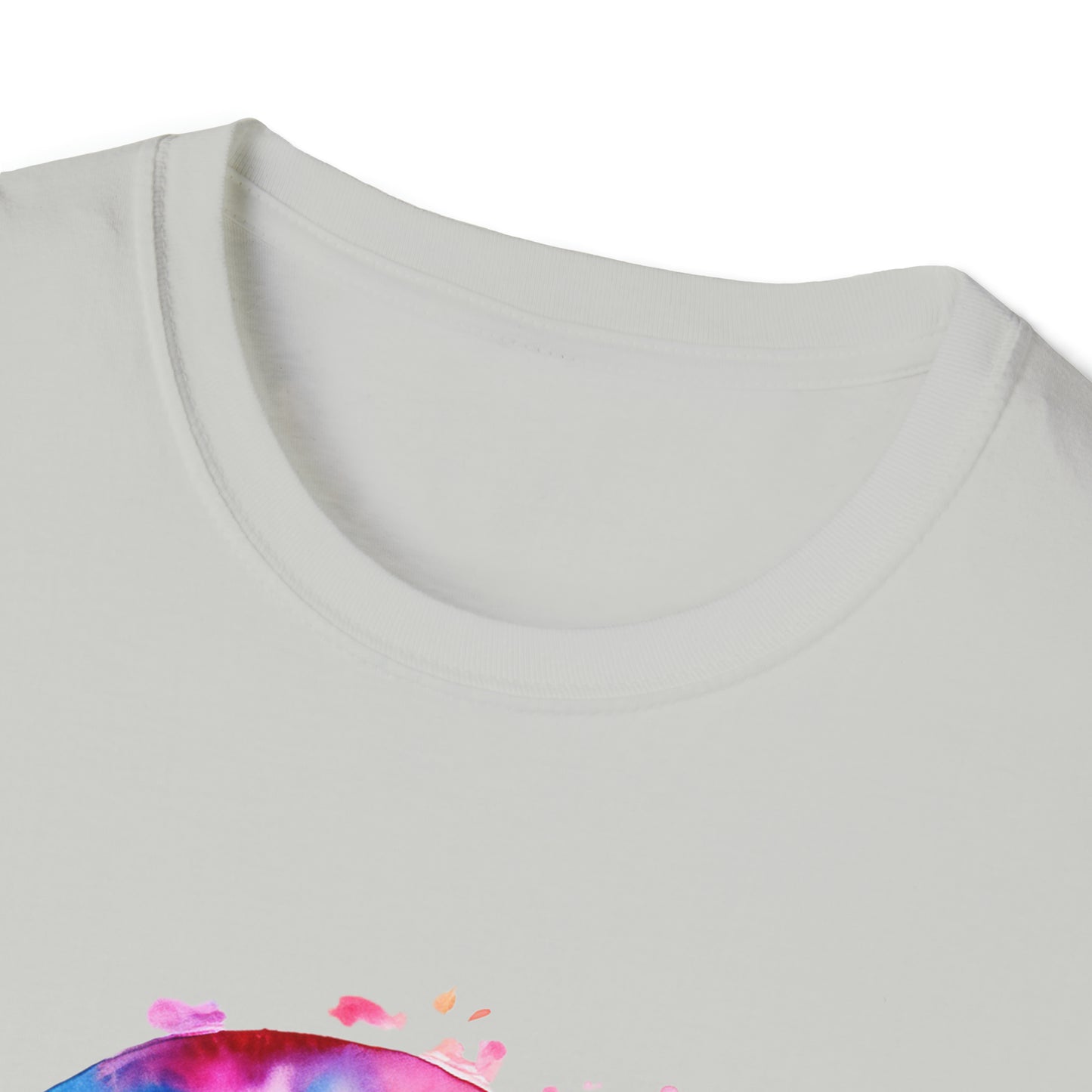 Watercolor Peace Sign - Unisex Softstyle T-Shirt