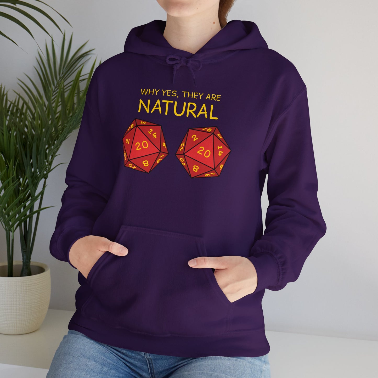 Why Yes, They Are Natural - Unisex Heavy Blend™ Hooded Sweatshirt