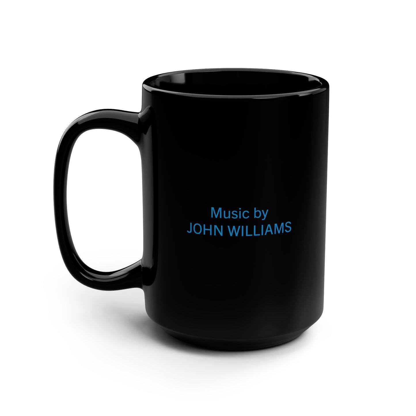 Music by John Williams - Black Mug, 15oz