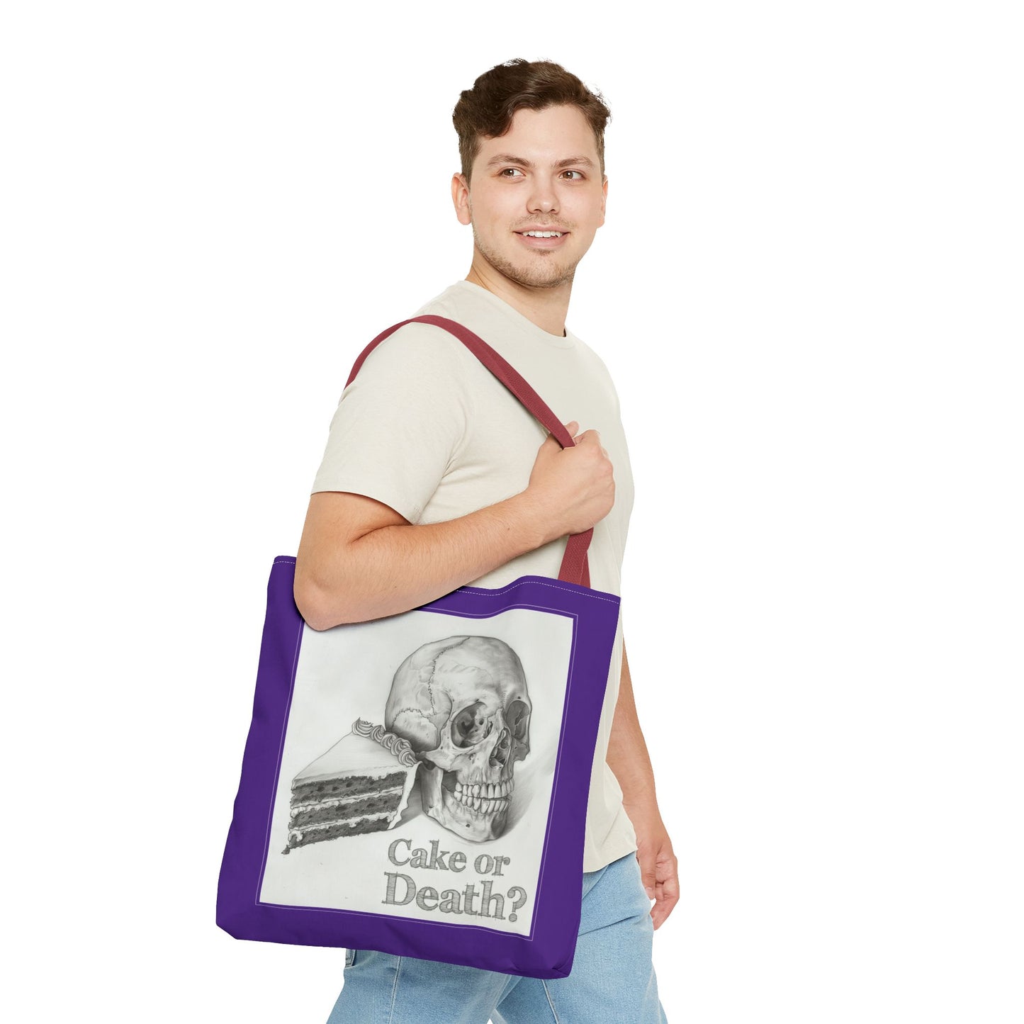 Cake or Death? - Tote Bag (AOP)