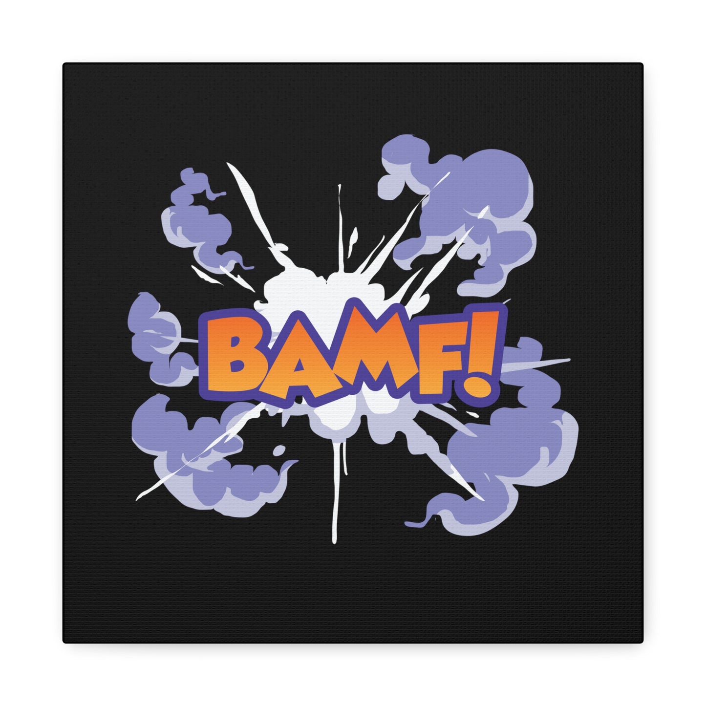 BAMF! - Inspired by Nightcrawler of the X-Men - Canvas Gallery Wraps