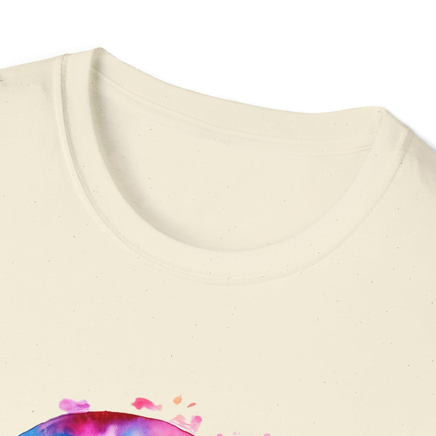 Watercolor Peace Sign - Unisex Softstyle T-Shirt