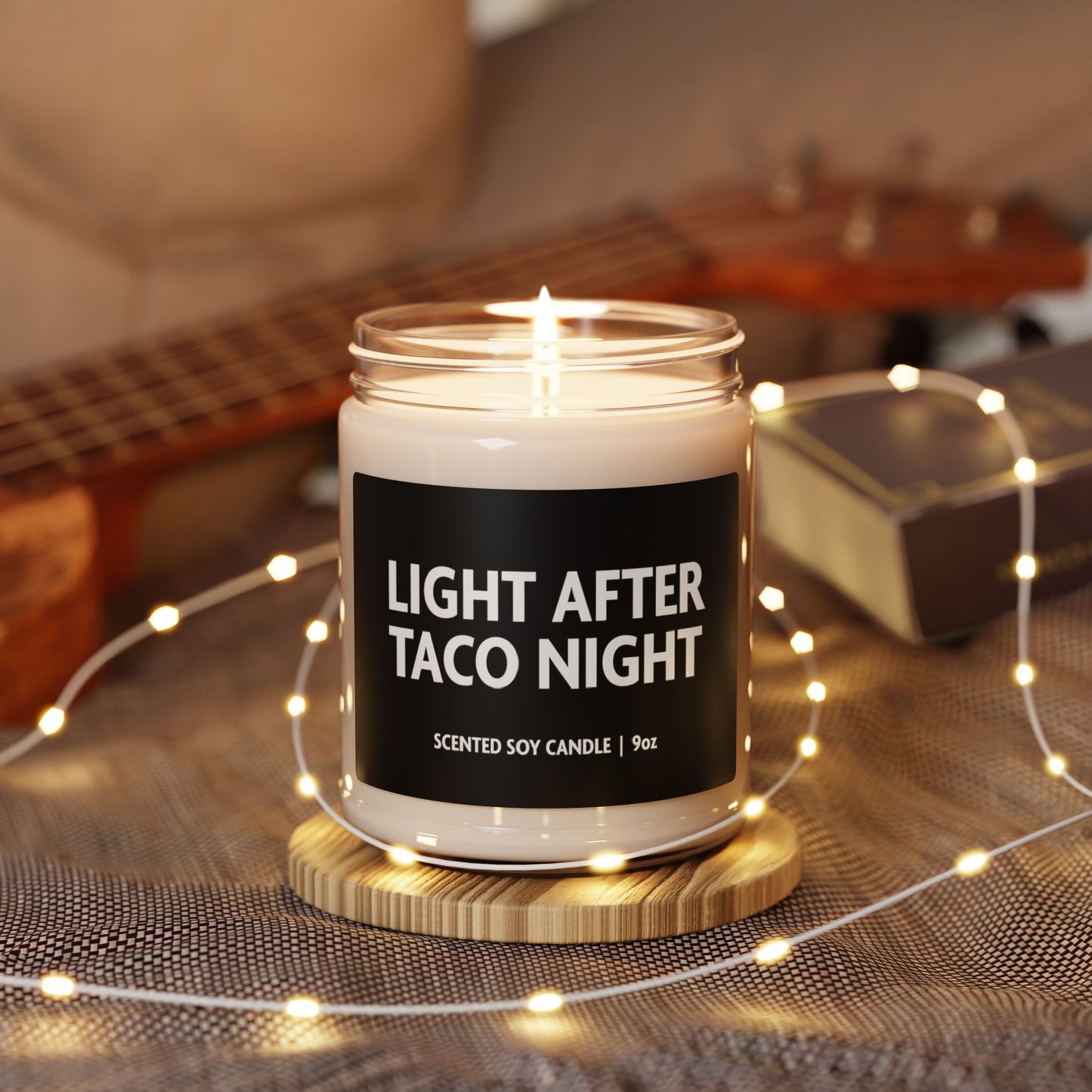 Light After Taco Night - Scented Soy Candle, 9oz