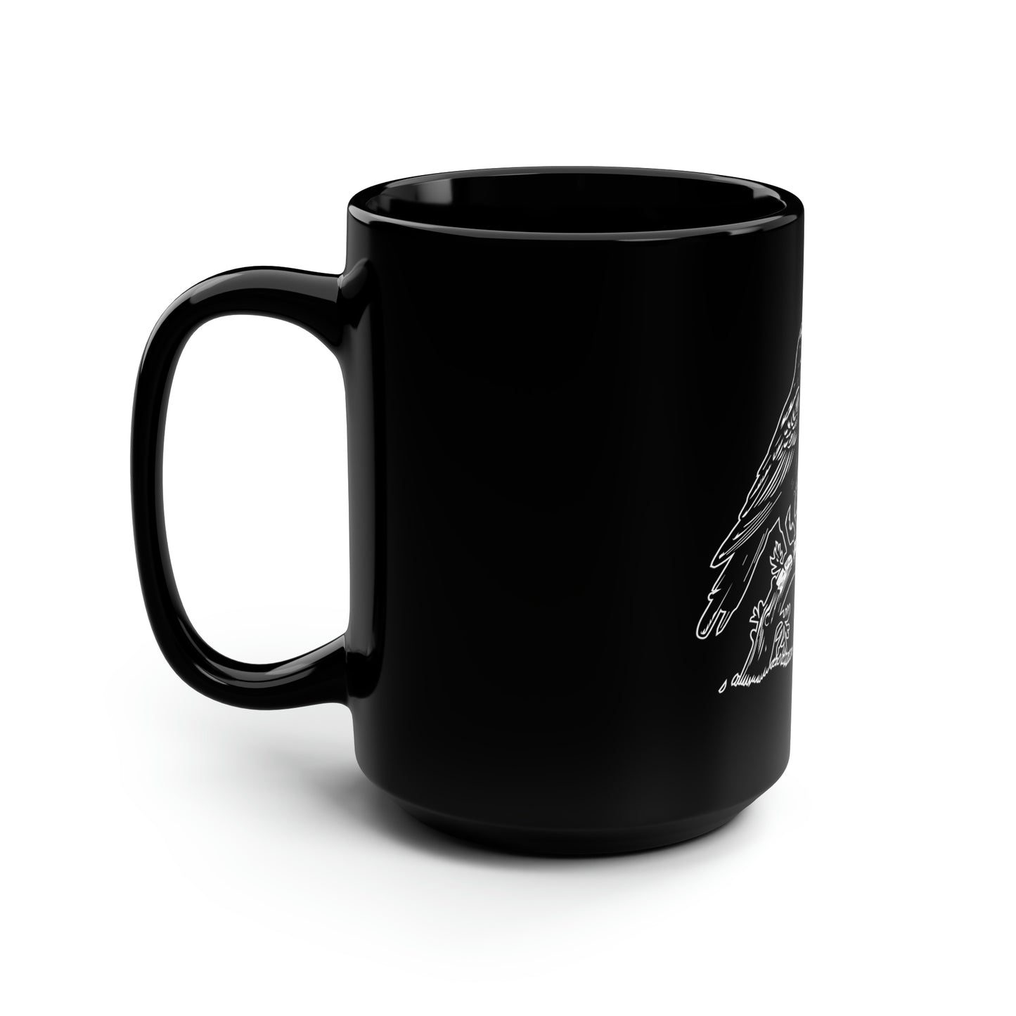 An Attempted Murder - Black Mug, 15oz
